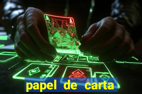 papel de carta masculino para imprimir