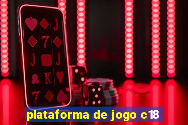 plataforma de jogo c18