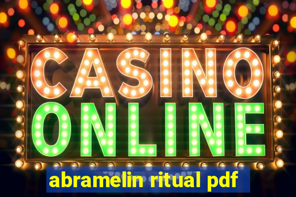abramelin ritual pdf