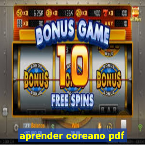 aprender coreano pdf