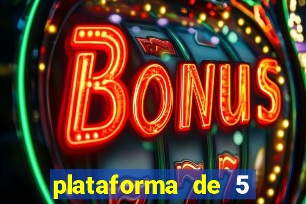 plataforma de 5 reais fortune tiger
