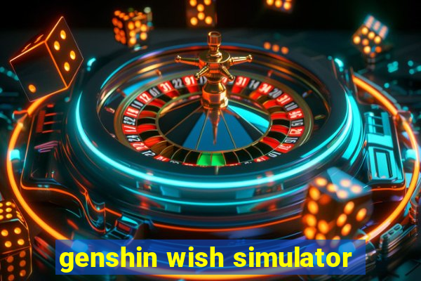 genshin wish simulator