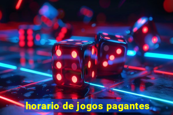 horario de jogos pagantes