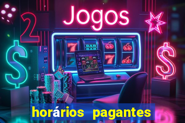 horários pagantes pg soft