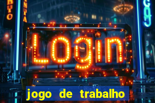 jogo de trabalho no escritório