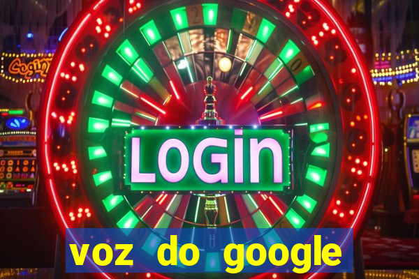 voz do google tradutor homem
