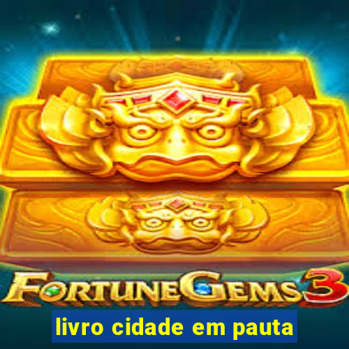 livro cidade em pauta