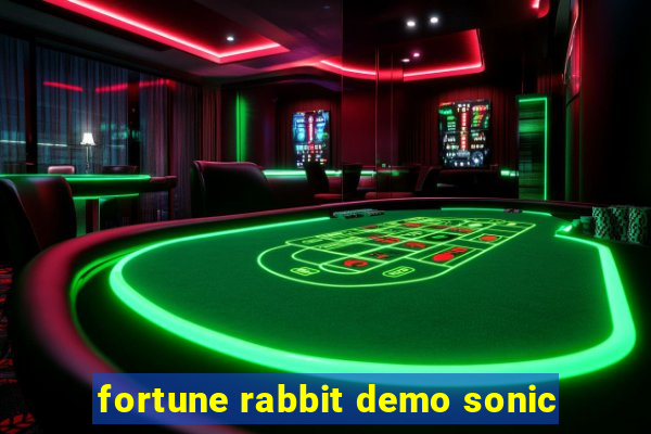fortune rabbit demo sonic