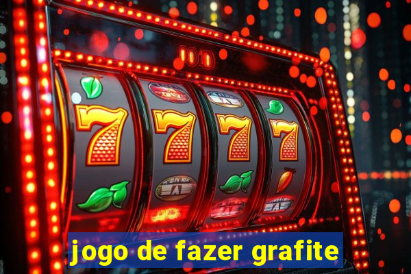 jogo de fazer grafite