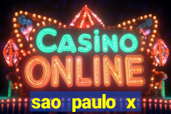 sao paulo x botafogo palpite