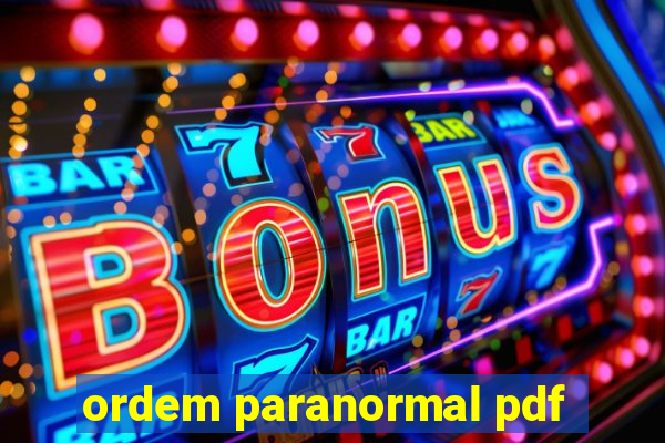 ordem paranormal pdf