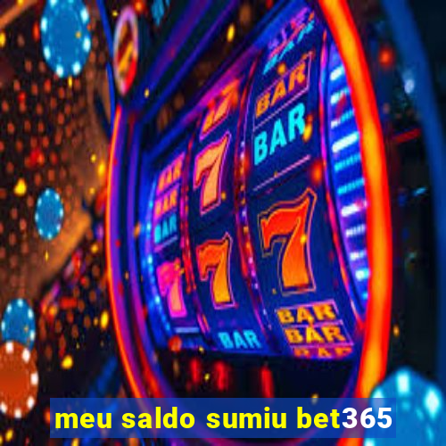meu saldo sumiu bet365