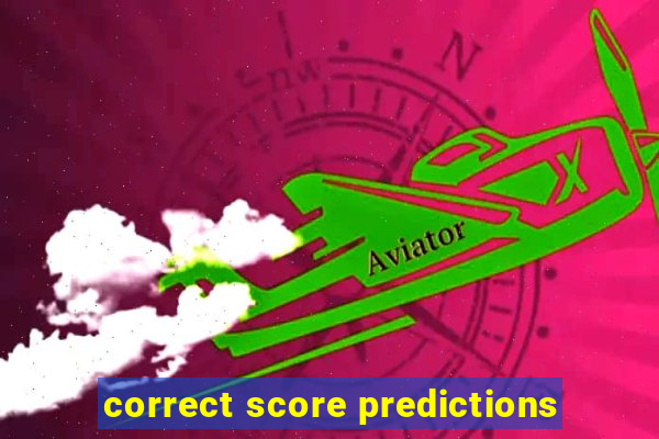 correct score predictions
