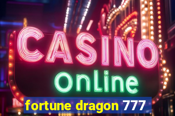 fortune dragon 777