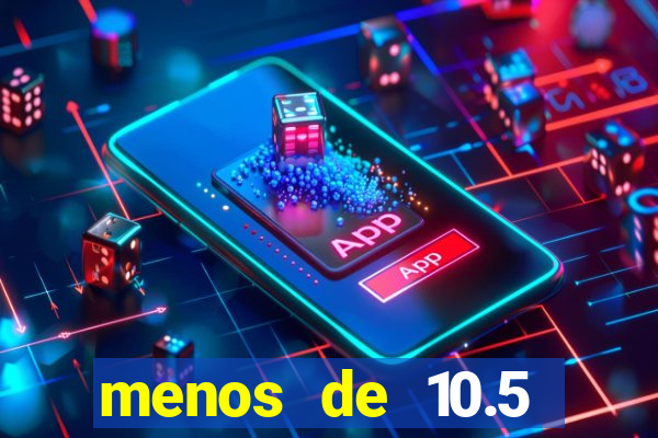 menos de 10.5 escanteios o que significa