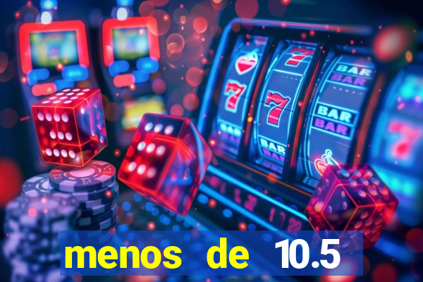 menos de 10.5 escanteios o que significa