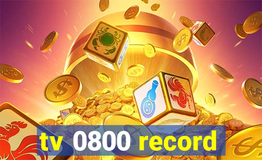 tv 0800 record
