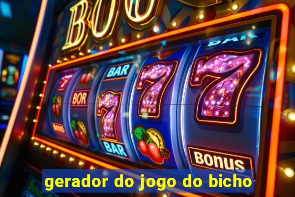 gerador do jogo do bicho
