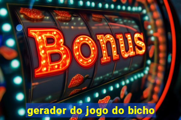 gerador do jogo do bicho