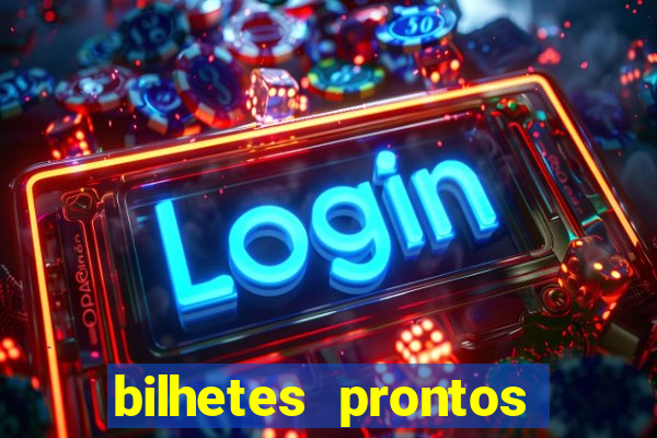bilhetes prontos futebol para hoje