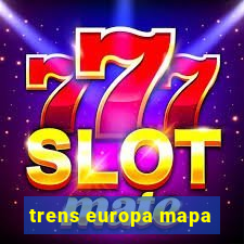 trens europa mapa