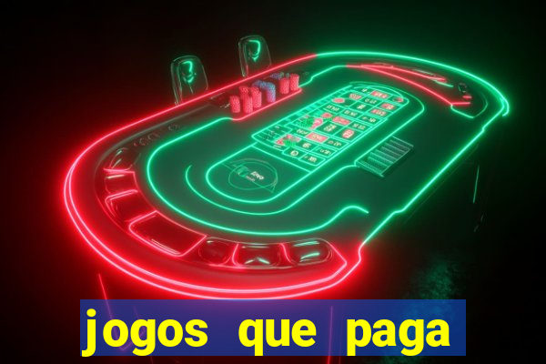 jogos que paga dinheiro de verdade no pix