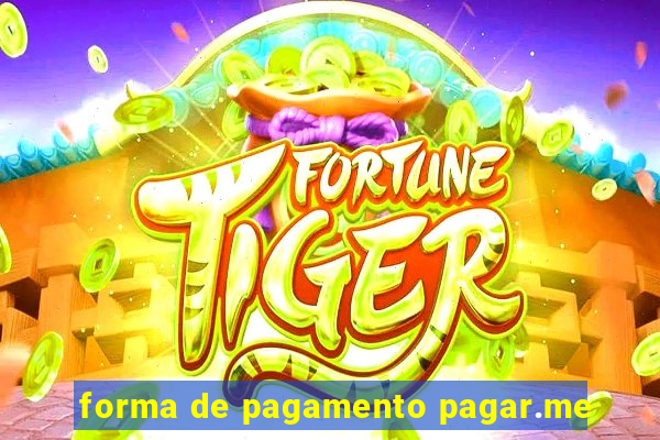 forma de pagamento pagar.me