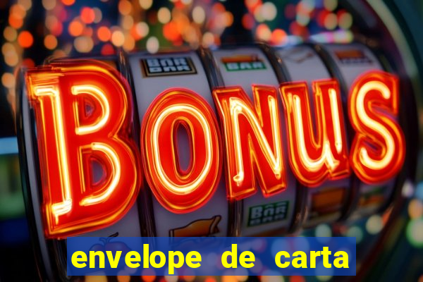 envelope de carta para imprimir