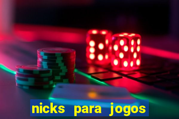nicks para jogos de tiro