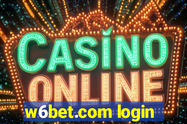w6bet.com login