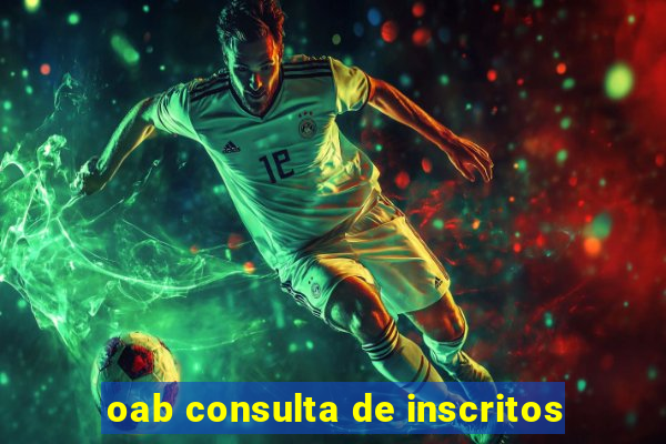 oab consulta de inscritos