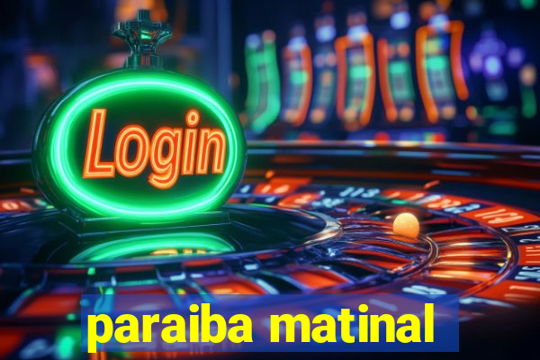 paraiba matinal