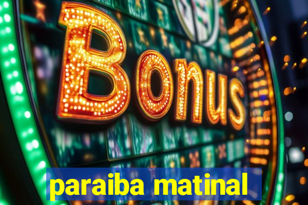 paraiba matinal