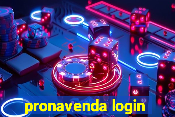 pronavenda login