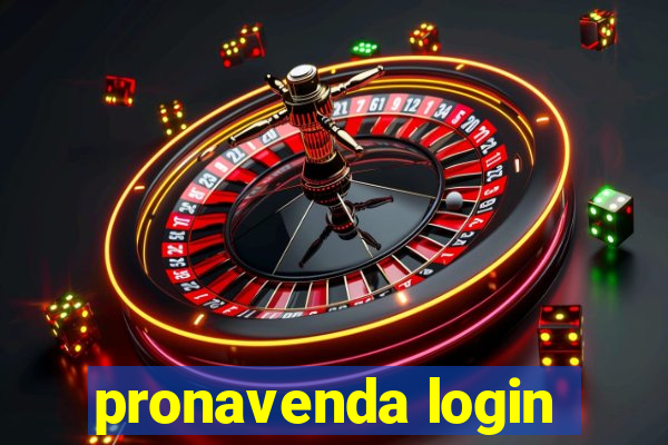 pronavenda login