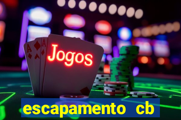 escapamento cb twister 250