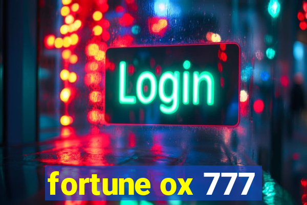 fortune ox 777