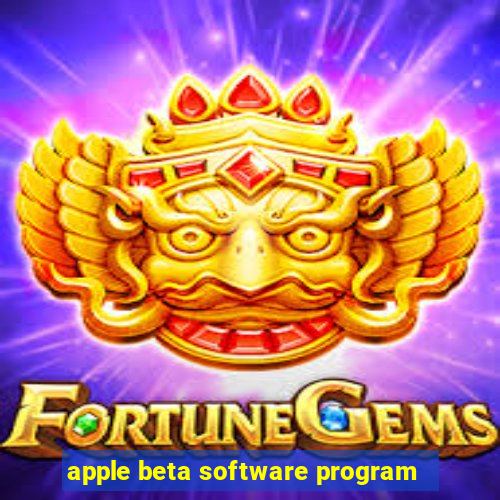 apple beta software program