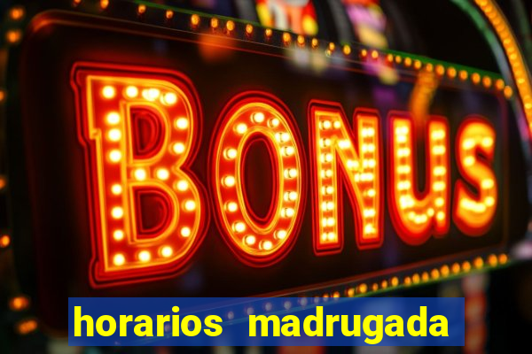 horarios madrugada fortune tiger