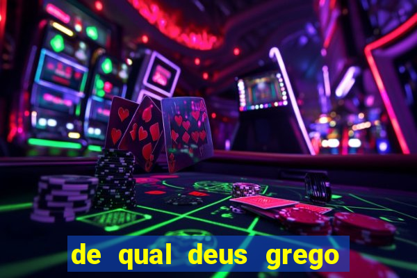 de qual deus grego eu sou filho percy jackson