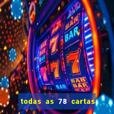 todas as 78 cartas do tarot
