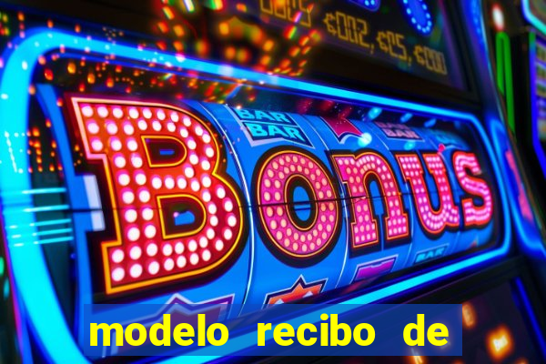 modelo recibo de pagamento autonomo