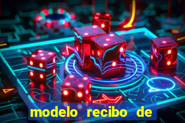 modelo recibo de pagamento autonomo