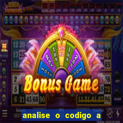 analise o codigo a seguir 1 import javax.swing.joptionpane