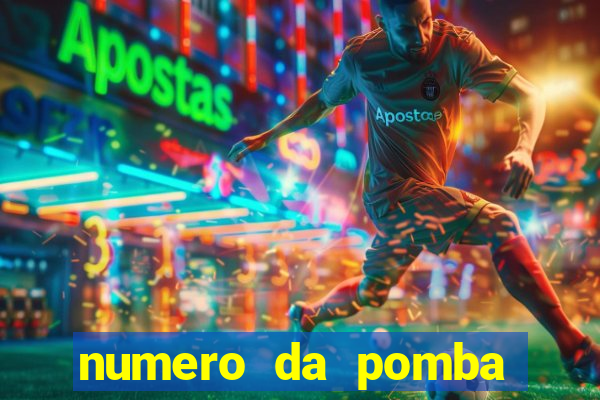 numero da pomba jogo do bicho