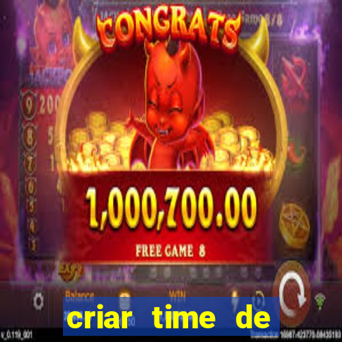 criar time de futebol simulador
