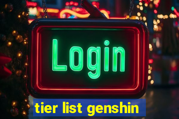 tier list genshin