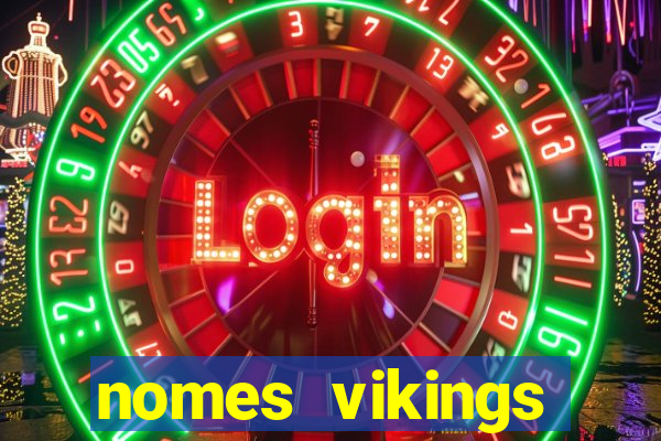 nomes vikings masculinos e significados