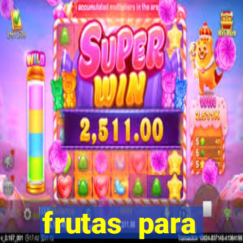 frutas para imprimir e recortar