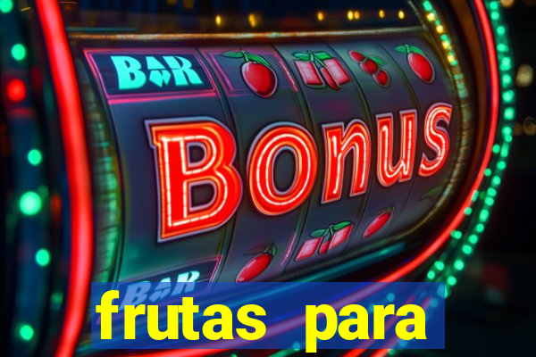 frutas para imprimir e recortar
